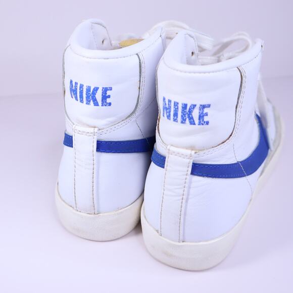 NIKE Blazer Mid '77 Vintage High Top Sneakers Racer Blue Leather Wms 7/Men's 5.5 - Picture 5 of 11